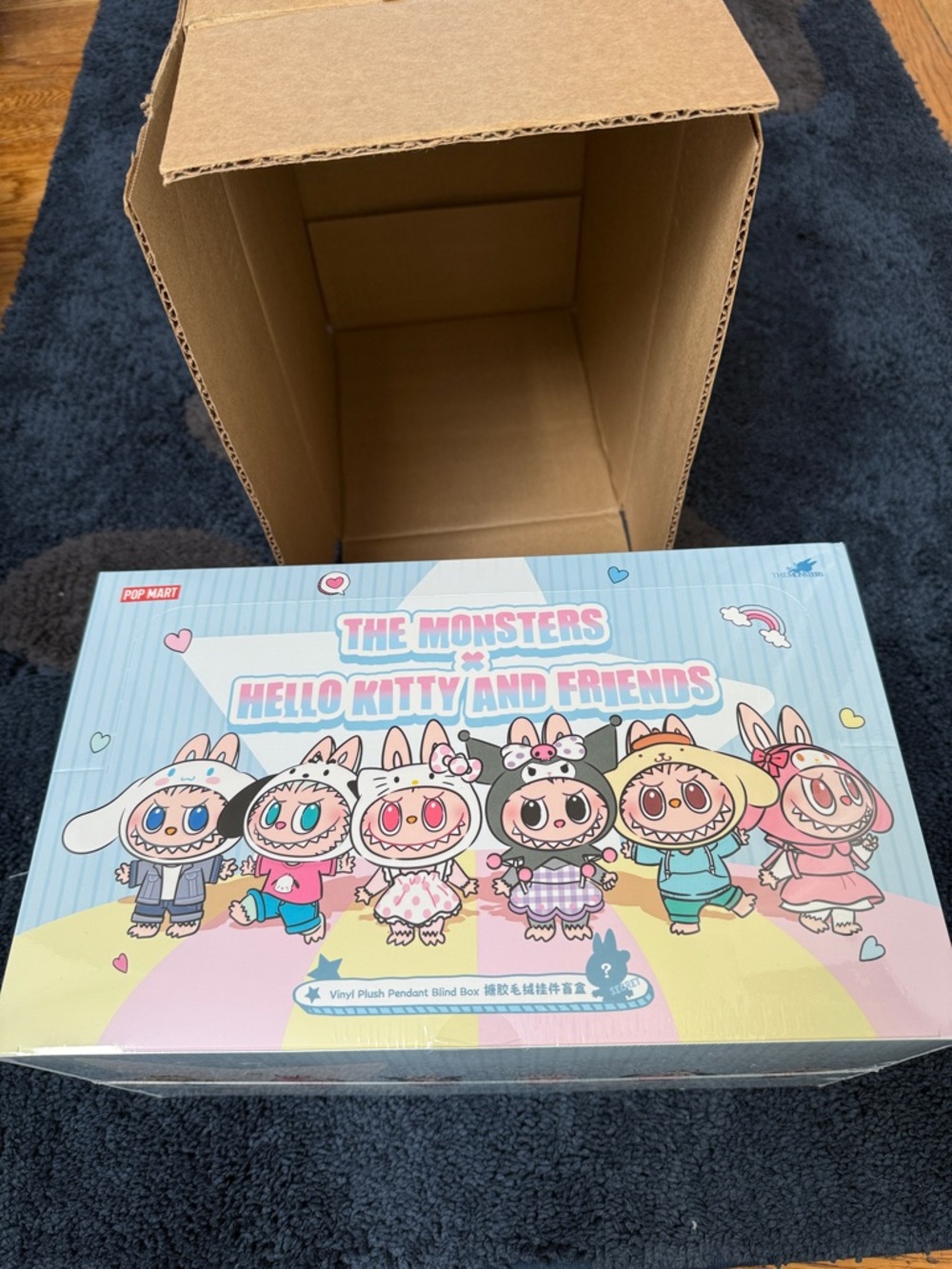 Hello Kitty Pastel Blue & White Collectible Box